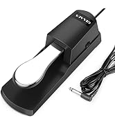 Sustain Pedal for Keyboard - Sovvid Piano Foot Pedal with Polarity Switch for All Brands Electron...