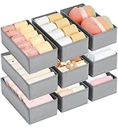 DIMJ Drawer Organizer Clothes - Underwear Organizer Small Sock Organizer Closet Organizers and St...