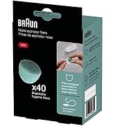 Braun Manual Nasal Aspirator Filters, 40 Count – Disposable, Hygienic Filters for Braun Manual To...