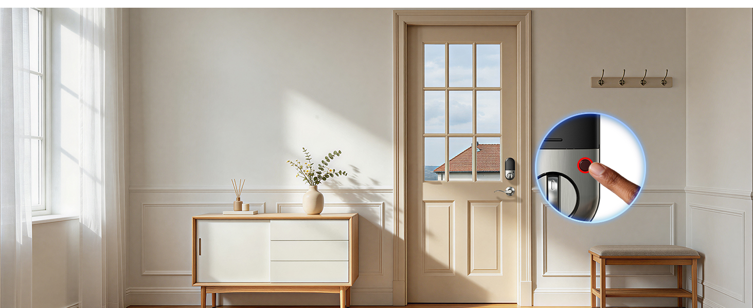 keyless entry door lock deadbolt