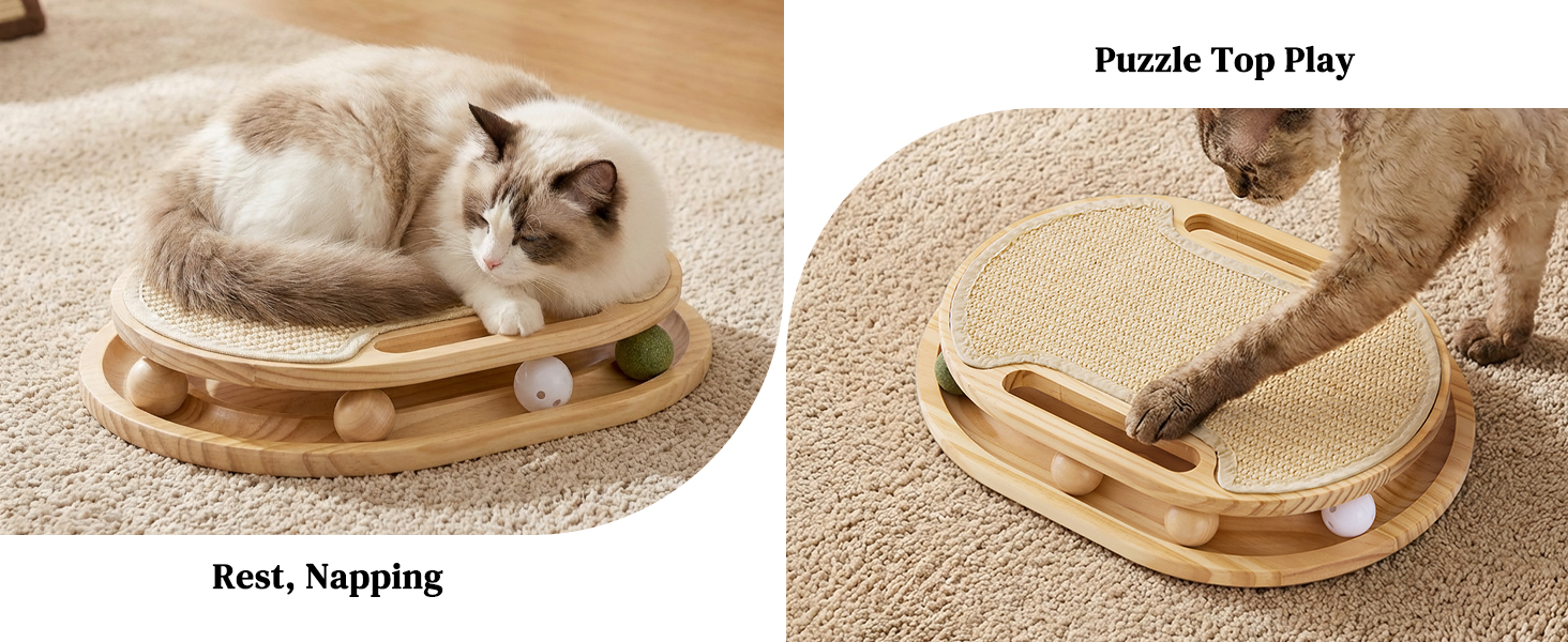 Cat Scratcher with Ball