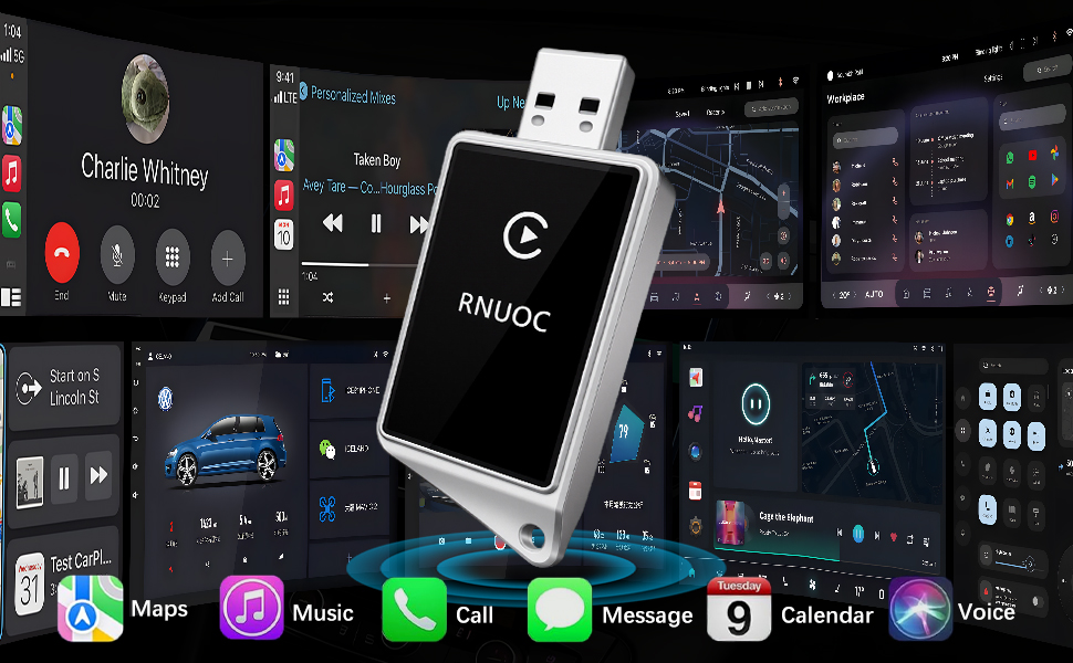 Wireless CarPlay Adapter for Apple