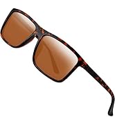 Polarized Sunglasses for Men Driving Mens Sunglasses Rectangular Vintage Sun Glasses for Men/Women