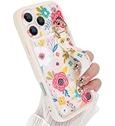 Jefonha Compatible with iPhone 17 Pro Max Case with Finger Hand Wrist Strap for Girls Women, Cute...
