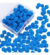 BAGERLA 150 Pcs Pom Poms for Craft, 1 Inch Pom Pom Balls Poms Arts and Crafts for Creative Decora...