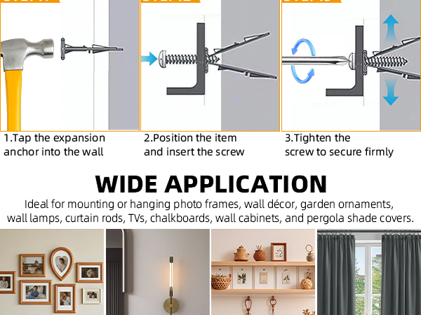 Self-Drilling Drywall Anchors Kit