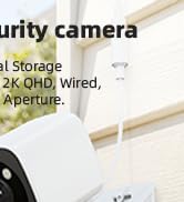 psync MaaX V1 2K Outdoor/Indoor Wired Security Camera,Built-in 64GB Storage | No Subscription Req...