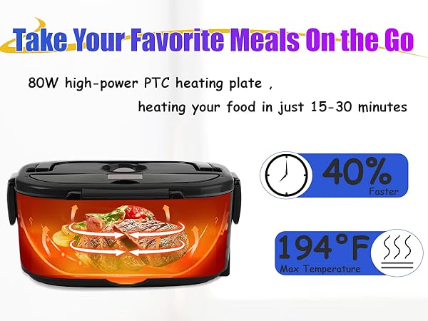 portable heating lunch box