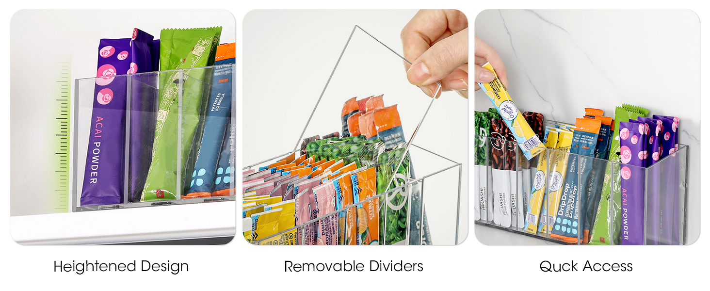 drink packet organizer