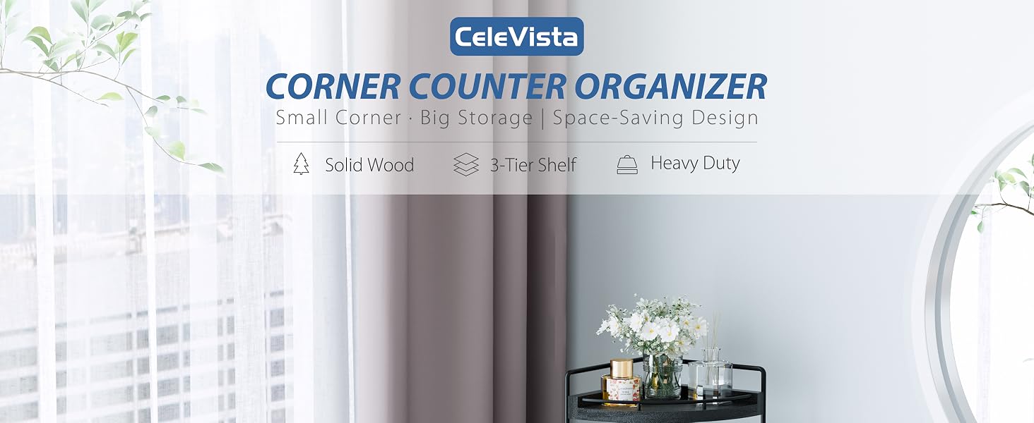 corner bathroom counter organizer