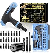 Stocking Stuffers for Adults Men T-Handle Ratchet Driver, Super Universal Socket Tools Set Gifts ...