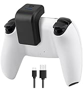 SIKEMAY PS5 Controller Accessories Rechargeable Battery Pack, 1800mAh Fast Charging External Batt...