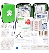Home-Businesses First-Aid Emergency-Kit for Camping-Car - 300 Pcs Urgent Essential First Aid Kits...