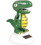 Kryoflare Dinosaurs Waving Arms Car Dashboard Dancer Cartoon Style Solar Powered Shaking Ornament...