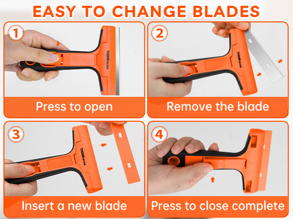 easy to replace the razor blades
