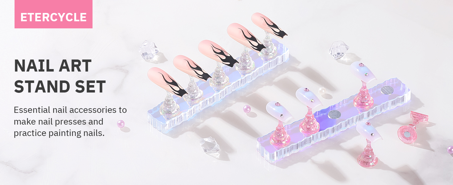 ETERCYCLE NAIL ART STAND SET