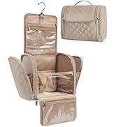 BAGSMART Makeup Bag for Women with Hanging Hook, Large Portable Capacity Water-resistant Organize...
