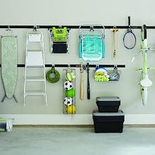 rubbermaid garage storage system organization kit system