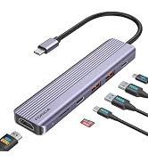 Type C USB Hub, 10Gbps USB C Hub, USB Splitter with 1 Type C 3.2 and 2 USB A 3.2 Data Ports, 4K@6...