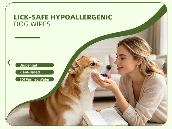 dog wipes cleaning deodorizing