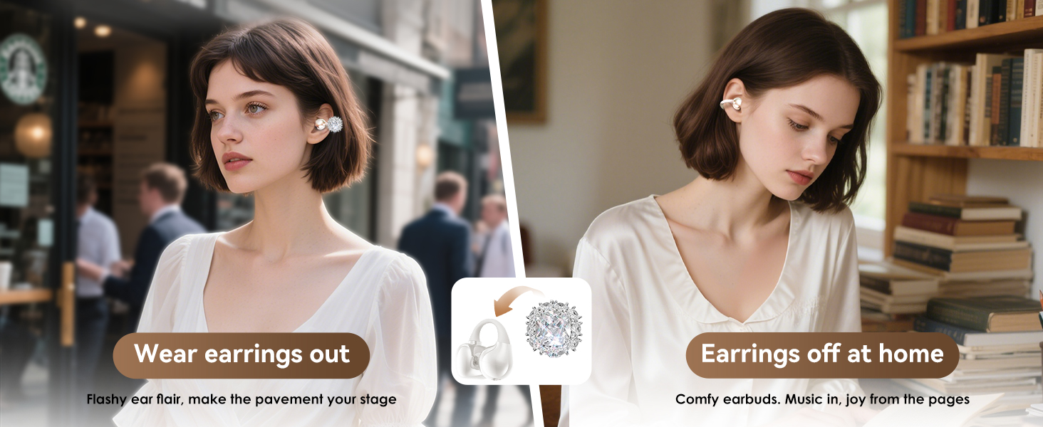 clip on earbuds