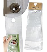 Skywin 1000 Door Hanger Bags 6 x 19 inches - Clear Door Hanger Bags Protects Flyers, Brochures, N...