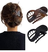 Brinie French Concord Hair Clip Acrylic Hair Claw Clips Thick Hair Flat Hair Clips Grip Hair Bana...