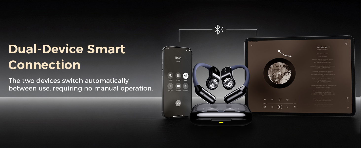 Connect to your phone and Mac simultaneously, switching seamlessly between devices as needed.