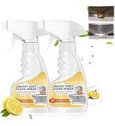 cuoct 2Pcs All-Purpose Oil Stain Cleaner, Kitchen Oil Remover Degreaser Spray, All-Purpose Cleane...