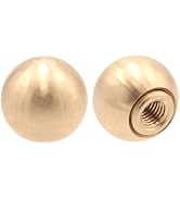 Antrader Lamp Finials Brass Lamp Finial Caps Knobs Fit Both 3/8" and 1/4-27 Decorative Replacemen...