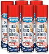 Sprayway Carpet Cleaner (Pet), 19oz, Pack of 6 | Removes Pet Stains & Odors, Foaming Action | Dee...