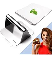 Meykers Burger Smasher Smash Press Hamburger & 100 Patty Paper | for Griddle Grill Pan Skillet | ...