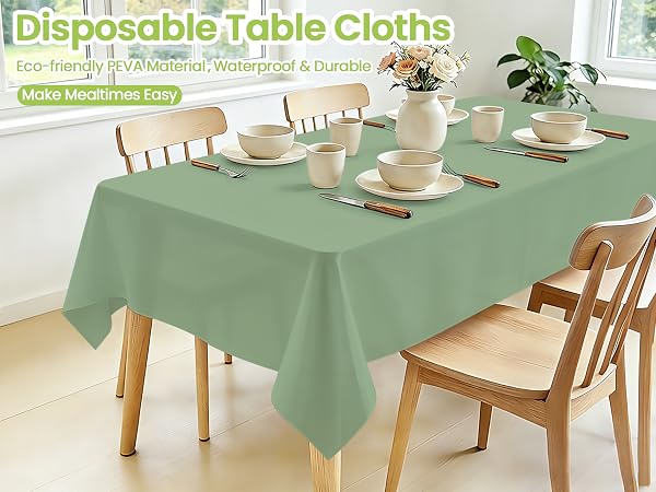 Sage Green tablecloth