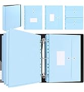 Uquelic Large Important Document Organizer, Document Organizer Folio with 8 Expandable A4 Size & ...