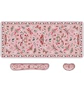 iCasso Large Mouse pad for Desk, Computer Desk Mat, 3Pcs XXL Keyboard and Mouse Pad + Keyboard Wr...