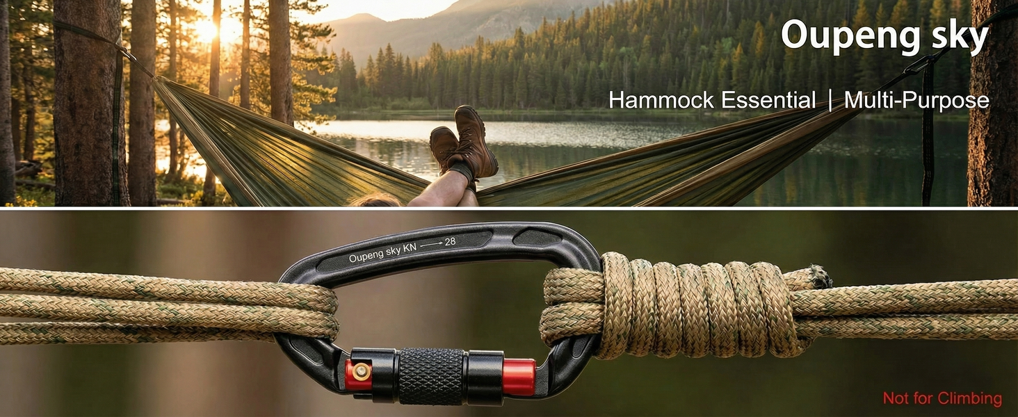 Sturdy Twist Lock Carabiner