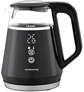 OVENTE Electric Kettle with 5 Temperature Control Presets, LED Digital Display, 5Hr Keep Warm Fun...