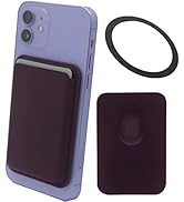 Meroqeel Magnetic Phone Leather Wallet Card Holder for Phone