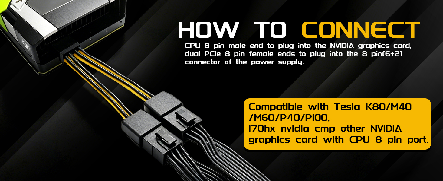 NVIDIA Graphics Card Power Cable