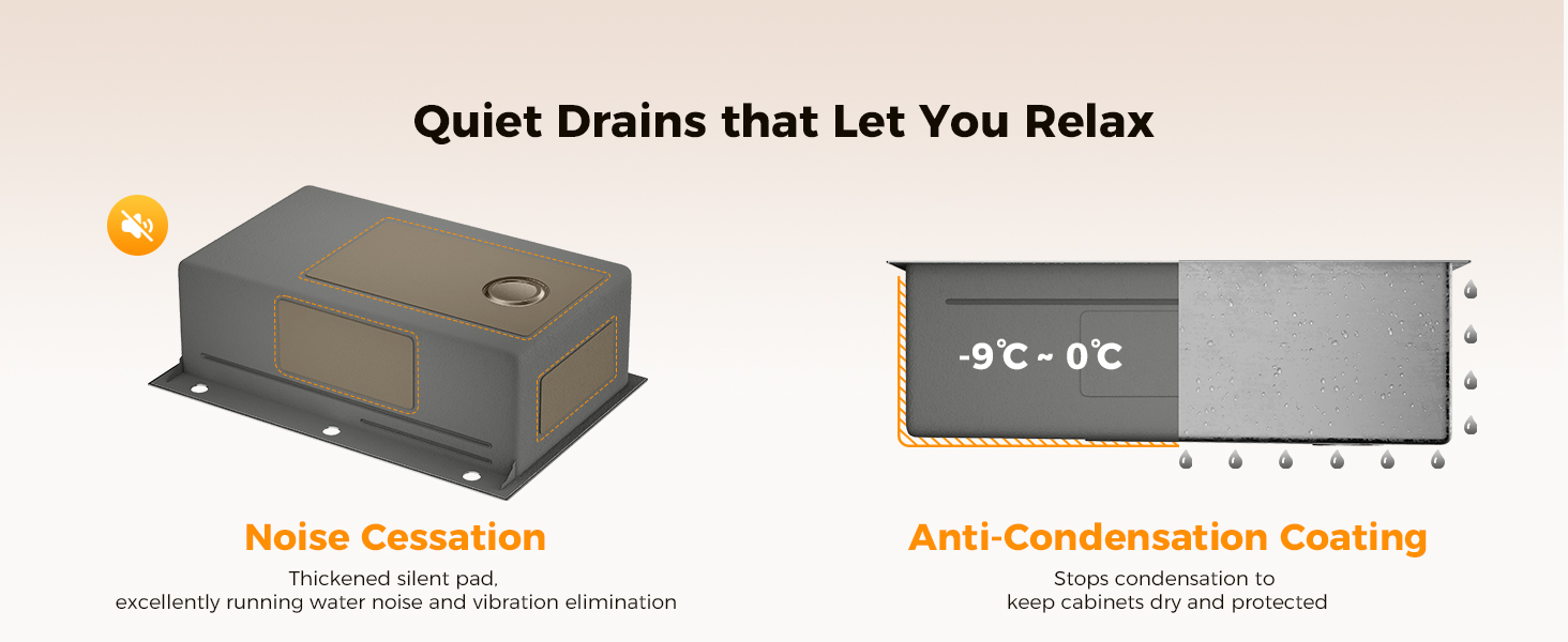 quiet drains that let you relax