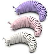 Cevioce Sensory Fidget Slug Toy Fidget Toys for Girls Kids Women 3Pcs Cute Autism Sensory Toys fo...