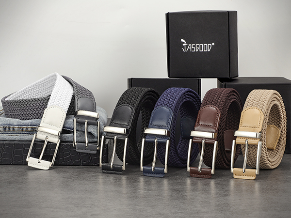 Braided Web Belts for Men