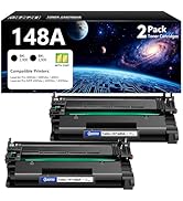 148A Toner Cartridge Black 2-Pack Compatible for HP LaserJet Pro 4001dn 4001dw 4001n MFP 4101dw 4...