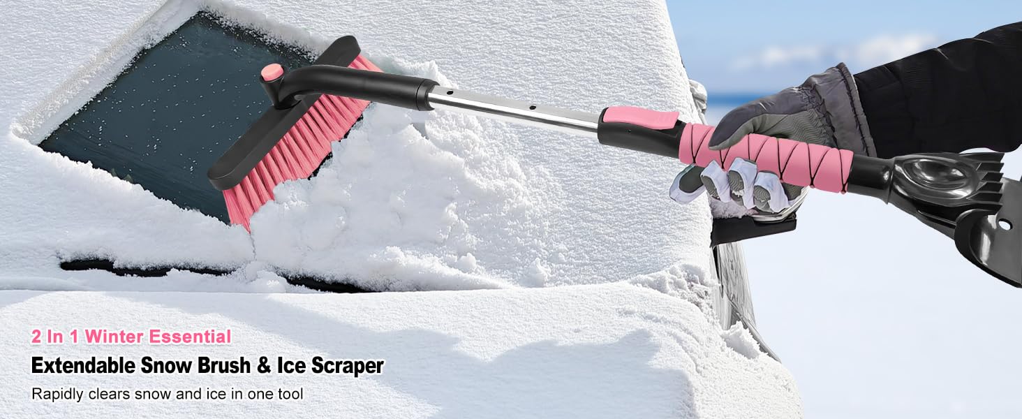 snow brush ice scraper