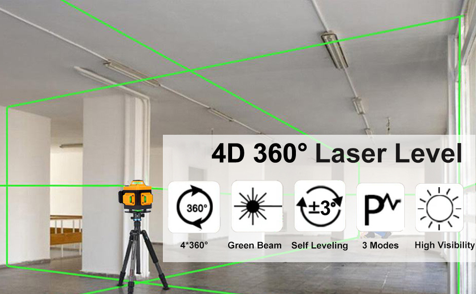 4D 360 LASER LEVEL