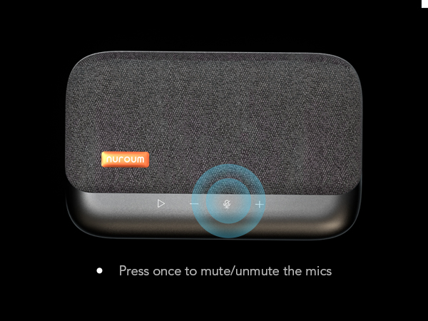 A05U USB Conference Speaker and Microphone, Wired Speakerphone, 360° Noise Cancelling Voice Pickup