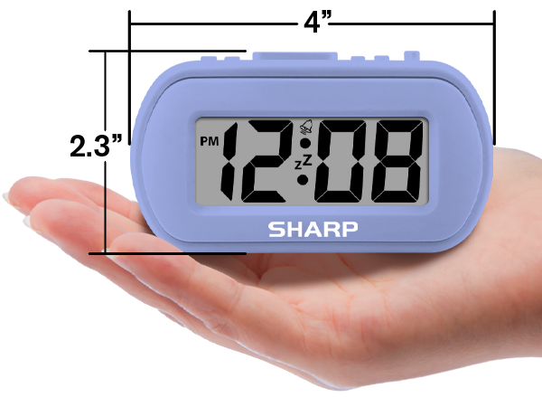Bedroom, nightstand, bathroom, office, kids room, den- will fit almost anywhere you need a clock!