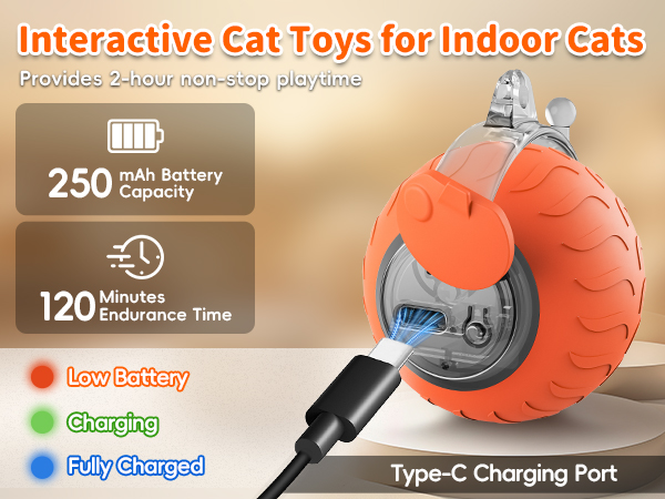 electric cat toy ball