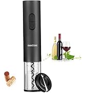 Electric Wine Bottle Opener, Wine Opener Corkscrew Key Set with Foil Cutter,Automatic Reusable Ea...