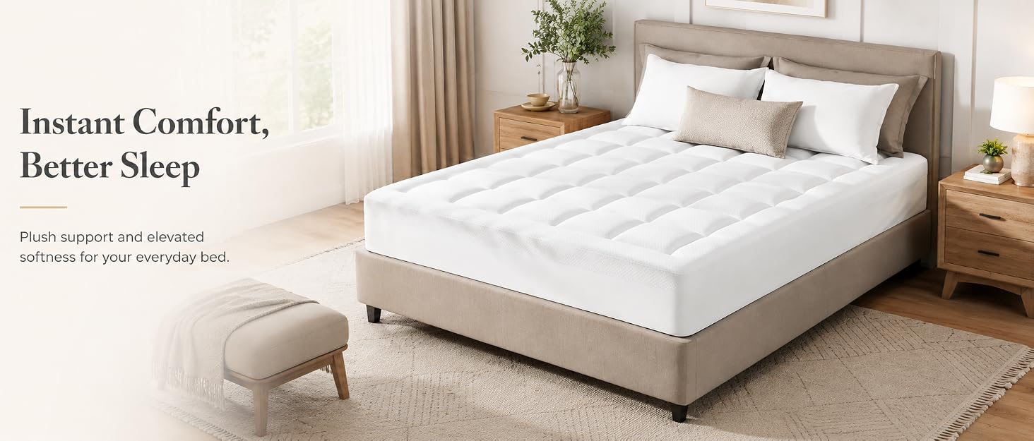 memory foam mattress topper queen